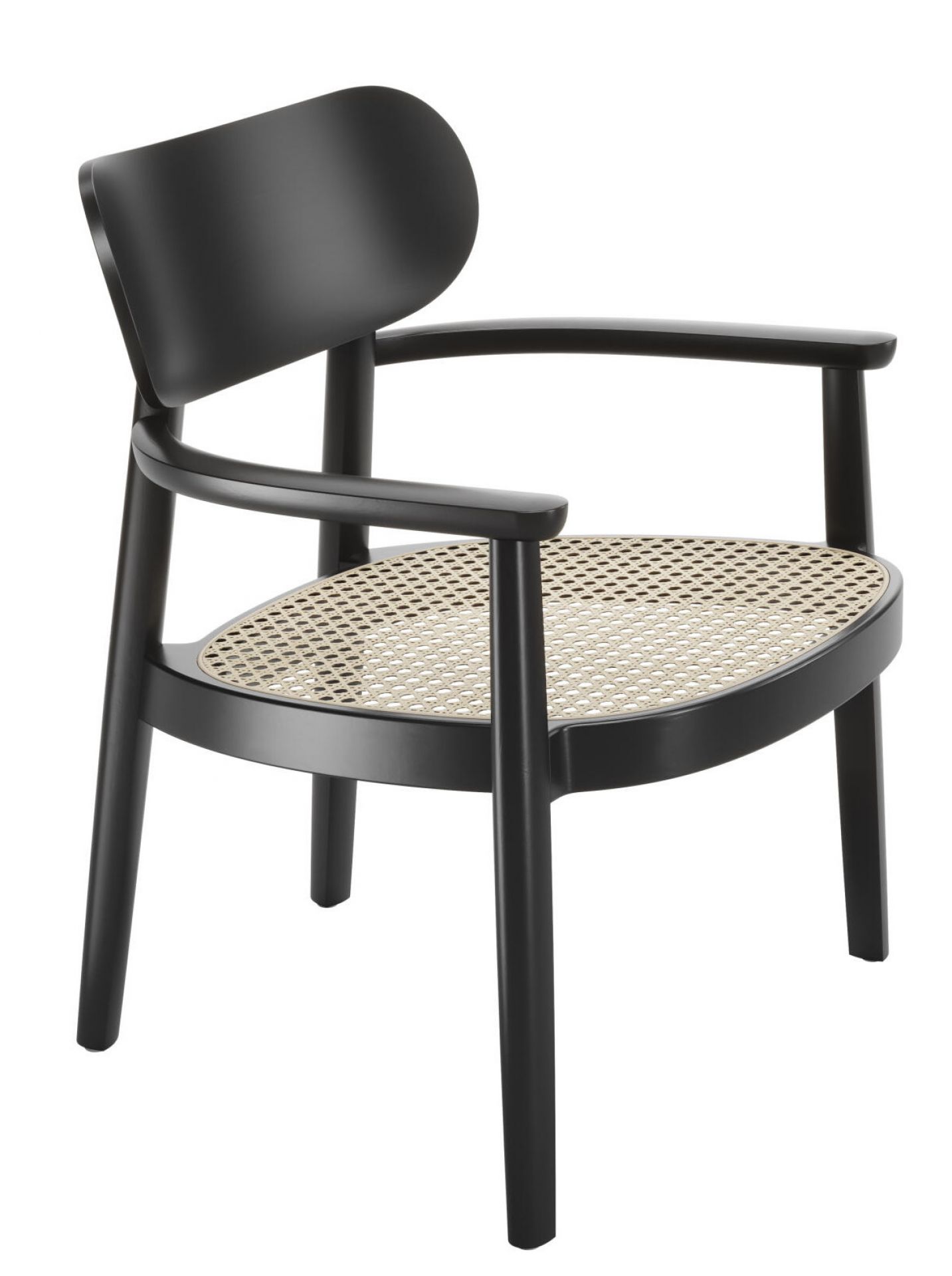Fauteuil en bois avec accoudoirs 119 MF Thonet 