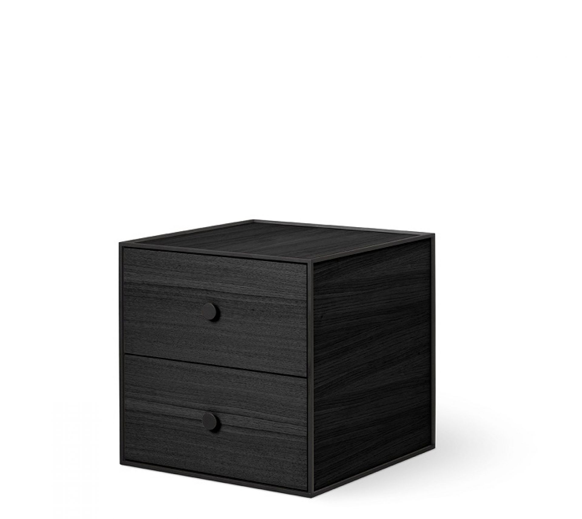 Frame 35 Élément d'armoire avec 2 tiroirs Audo Frêne noir