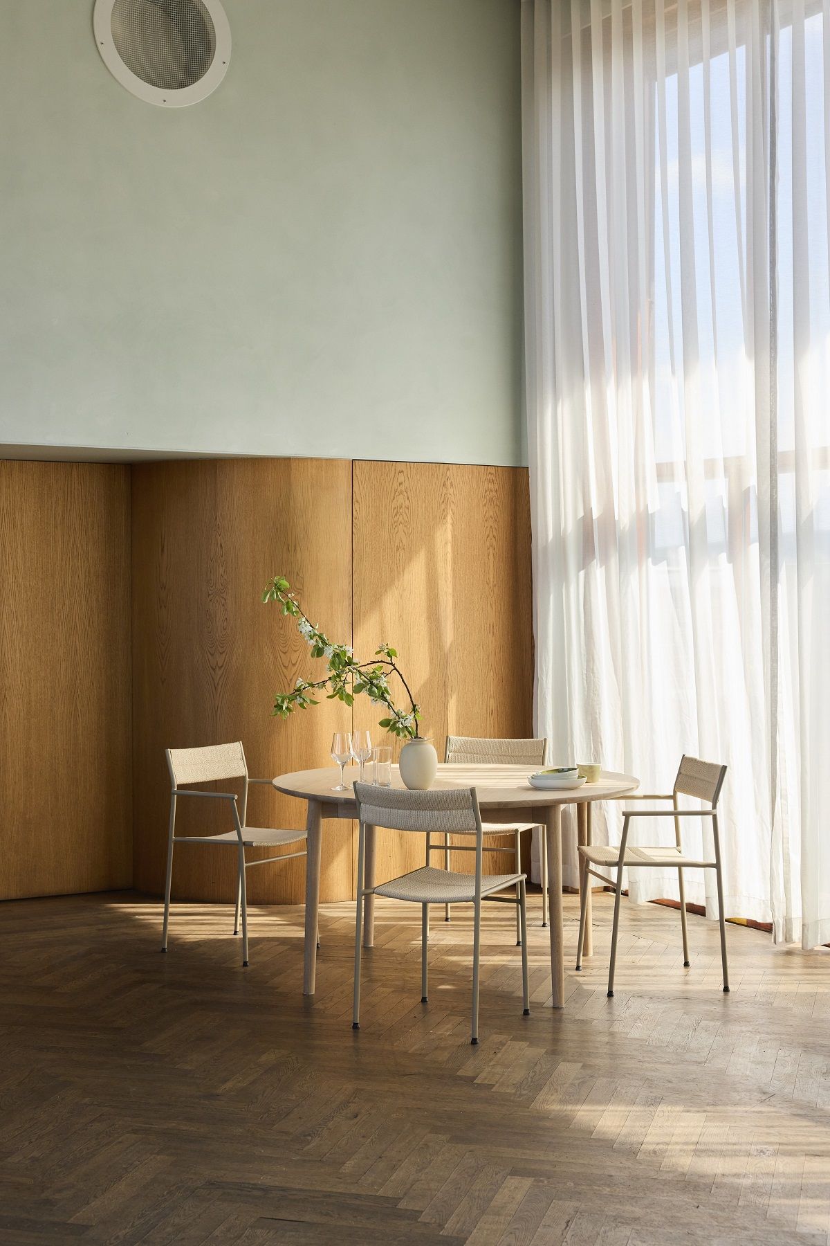 Expand Circular Dining table Table ronde / Table extensible Northern