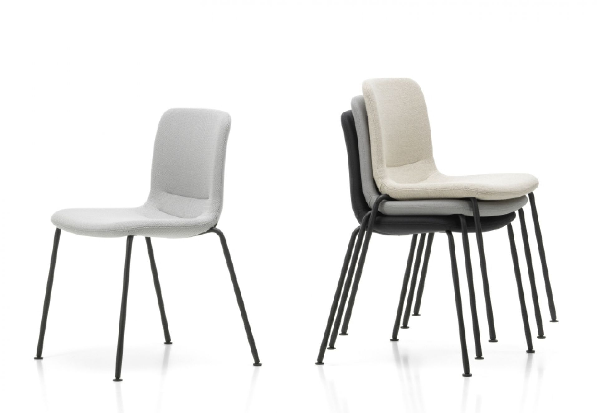 Hal Soft Tube Chaise Empilable Vitra 