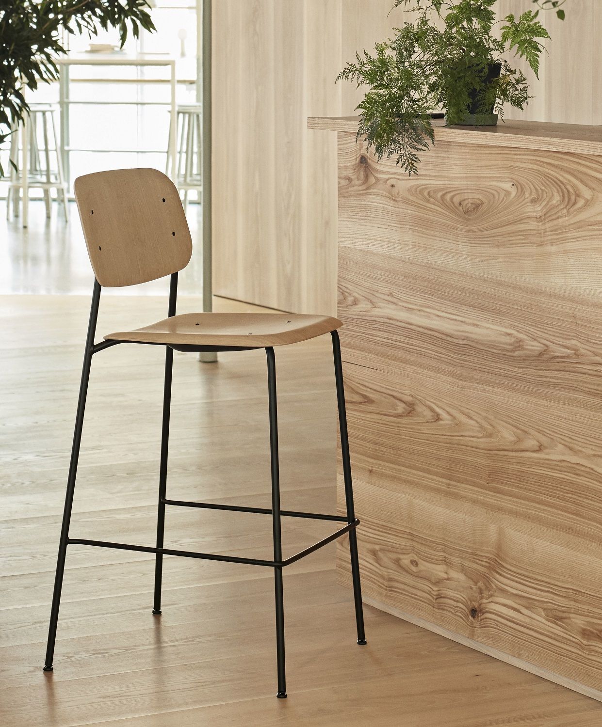 Soft Edge 90 Bar Stool Low / High Tabouret de bar Hay