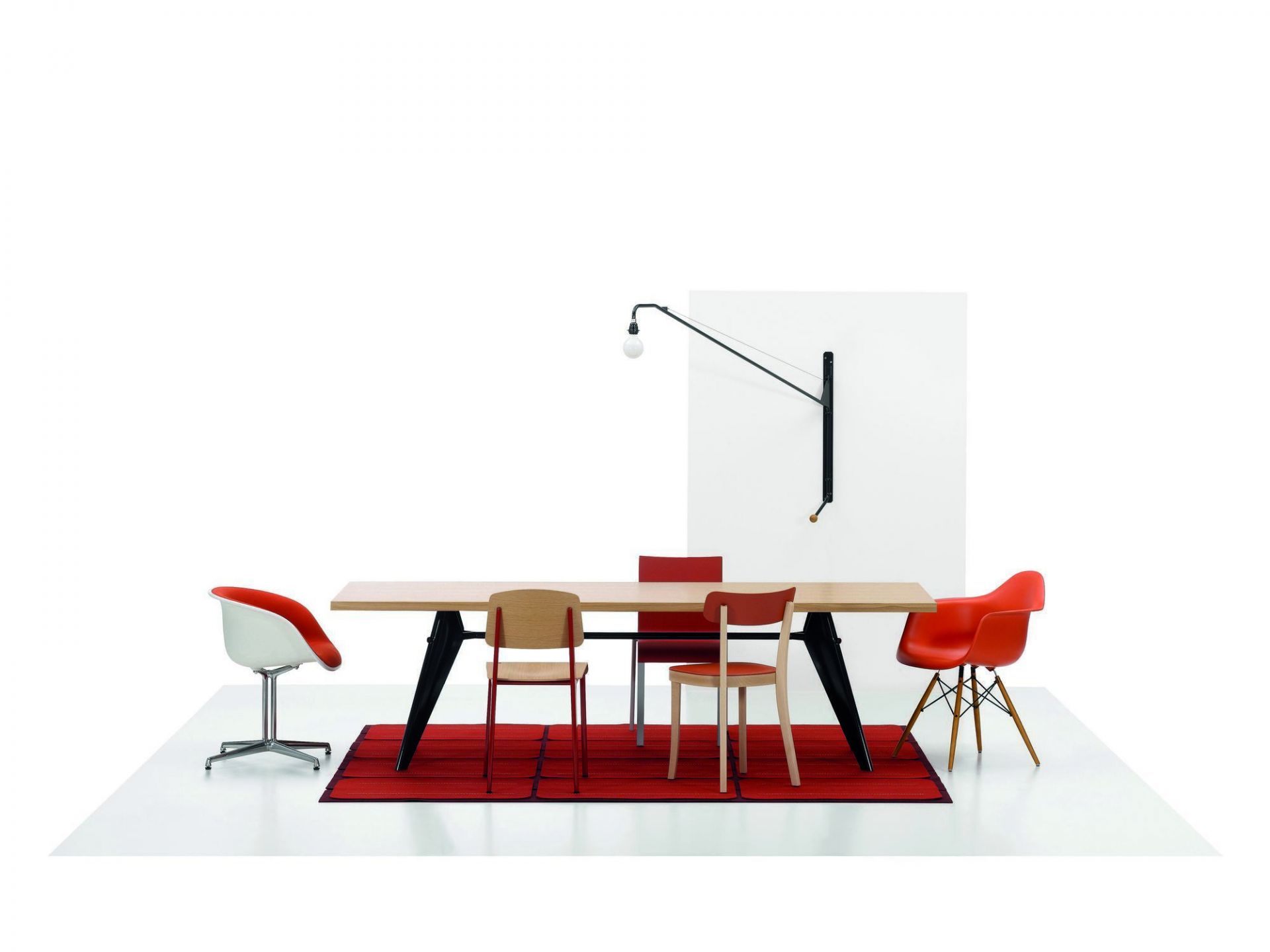Eames Plastic Arm Chair DAW Stuhl Vitra - QUICK SHIP-Ahorn gelblich-Ocean Eames Plastic Arm Chair DAW Stuhl Vitra - QUICK SHIP-Ahorn gelblich-Ocean
