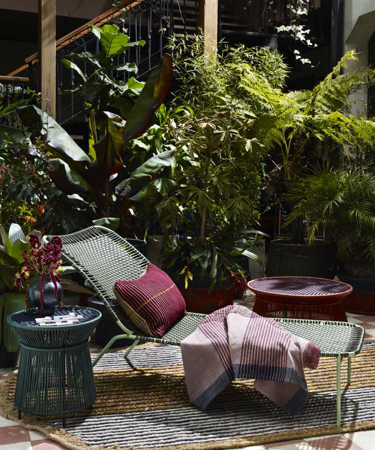 Caribe Chic Low Side Table Table d'appoint Outdoor ames 