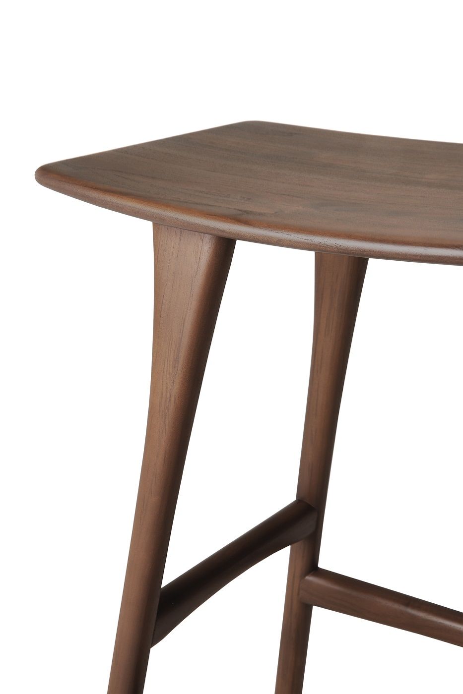 Osso Tabouret de bar teck marron foncé Ethnicraft 