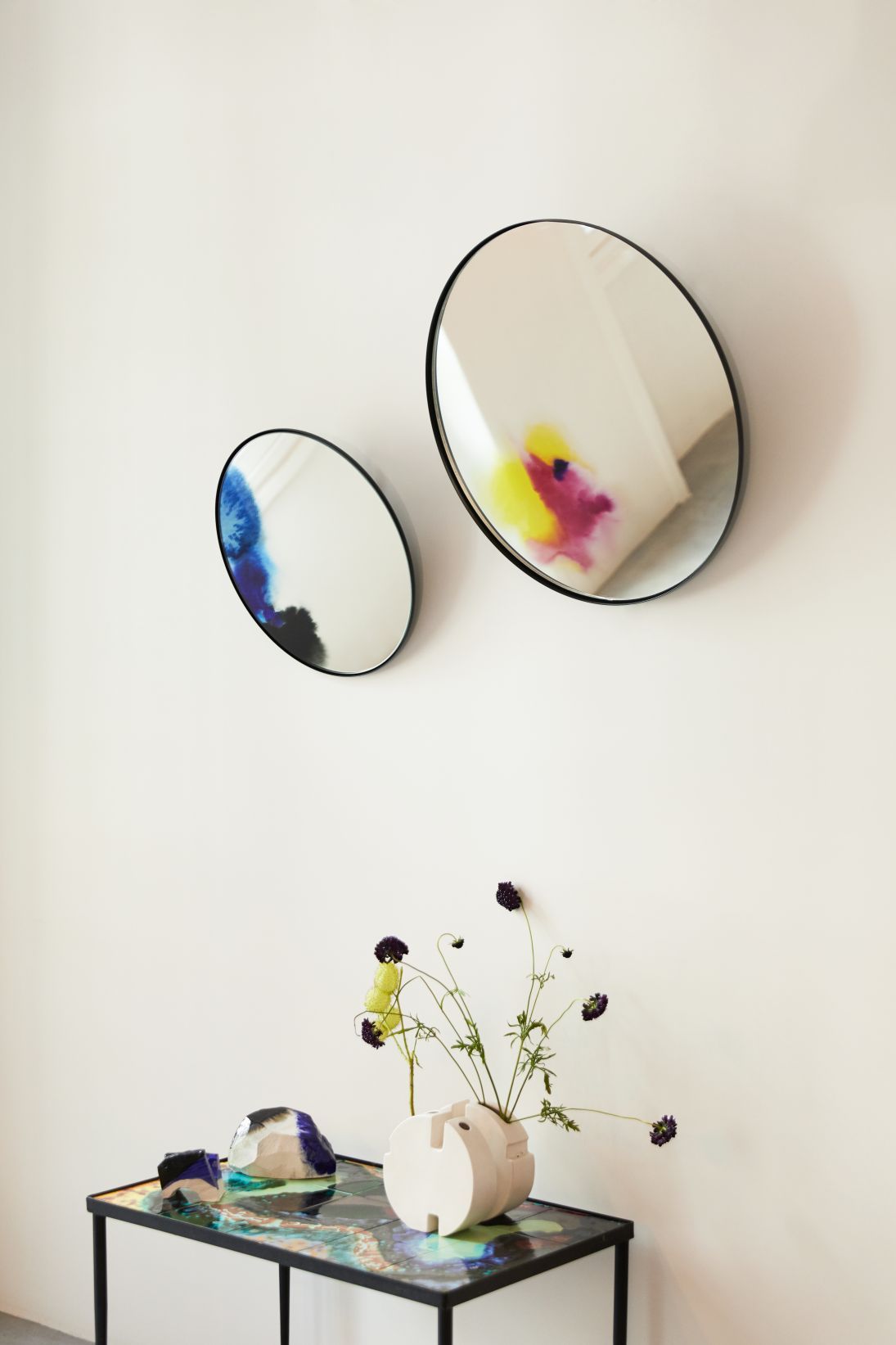 Francis miroir mural petit rose Petite Friture