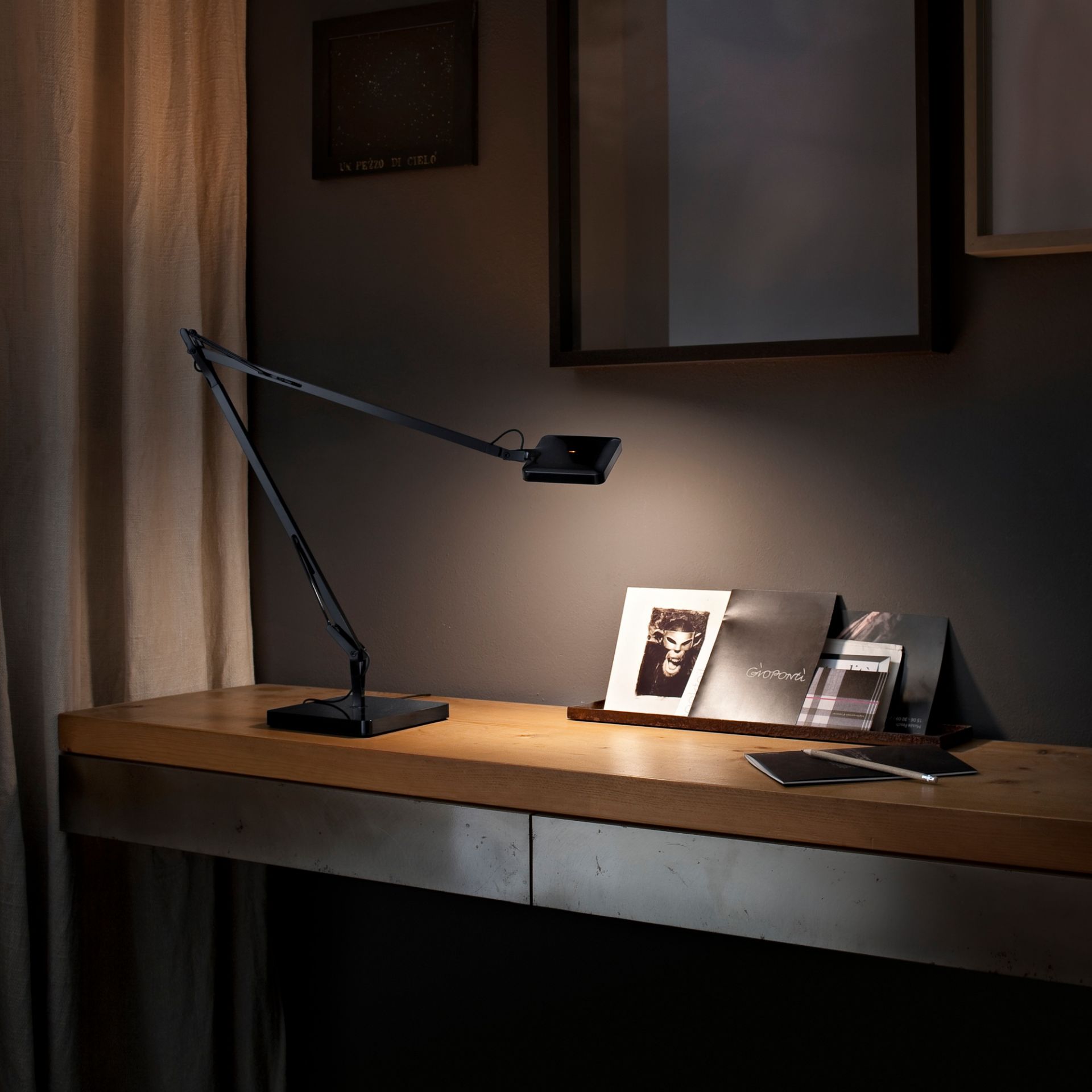 Kelvin LED Base Lampe de table Flos noir