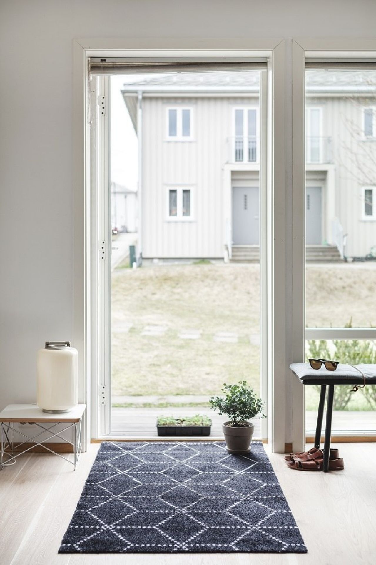 Paillasson Hagl Intérieur / Extérieur 60x85 cm / NOIR Heymat OFFRE SPECIALE