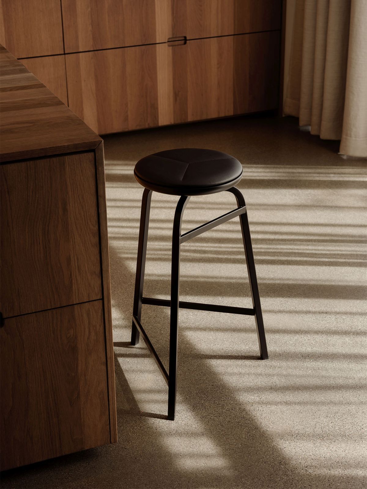 Treble Tabouret de bar noir Northern