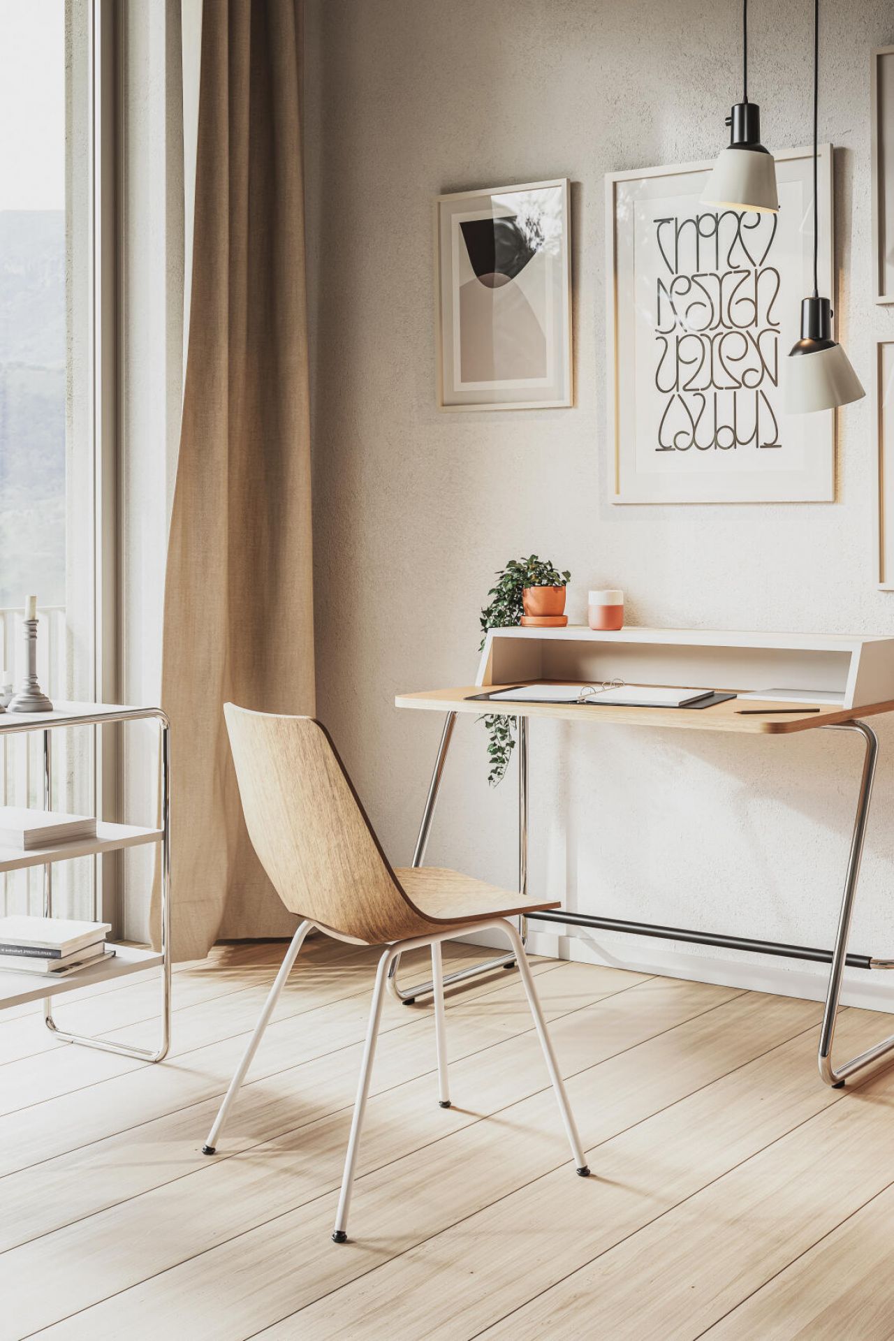 S 661 Chaise en tube d'acier Thonet