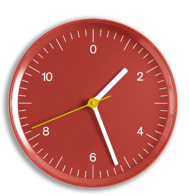 Wall Clock Horloge murale Hay Rouge