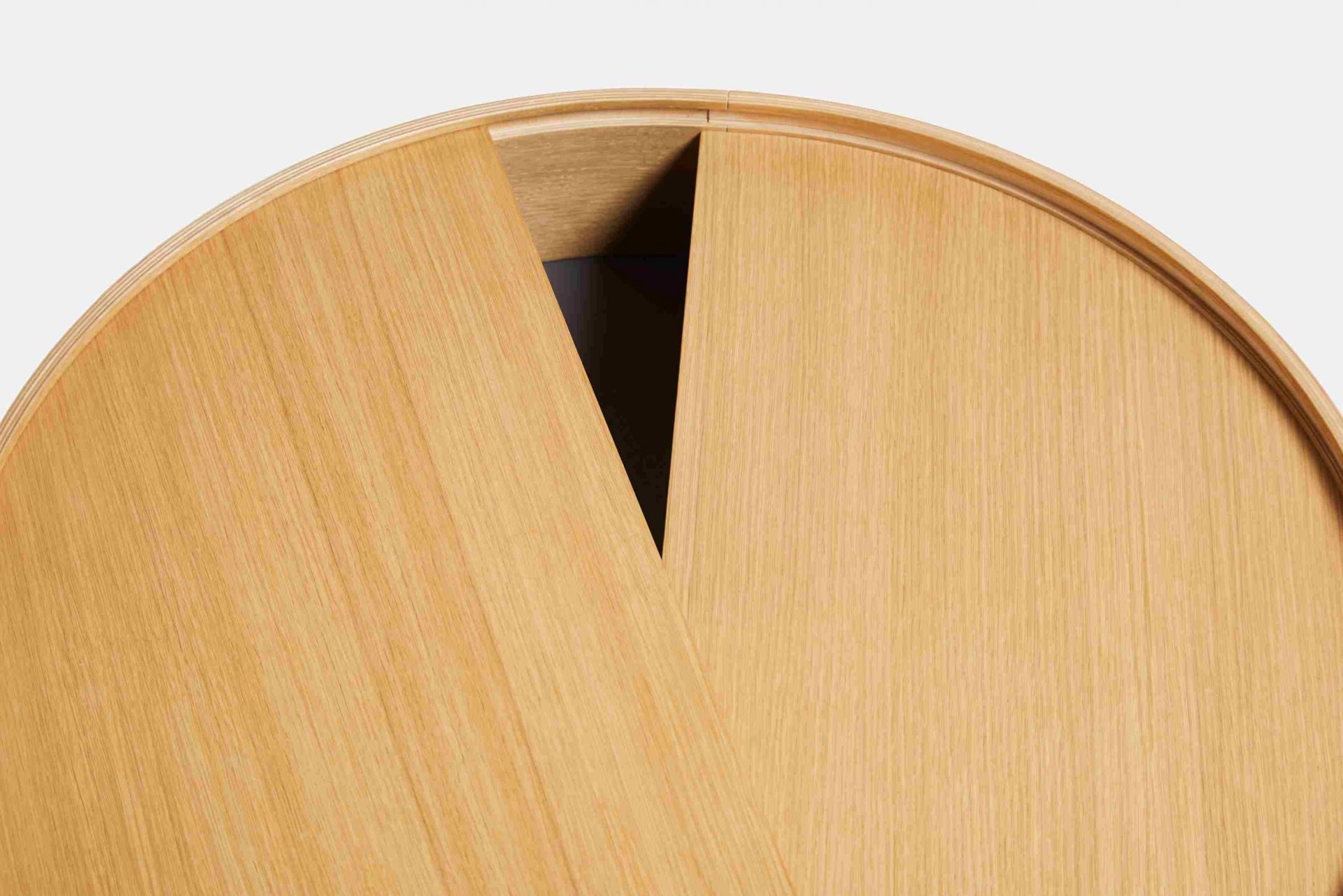 Arc Table d'appoint Chêne huilé Ø 42 cm Woud