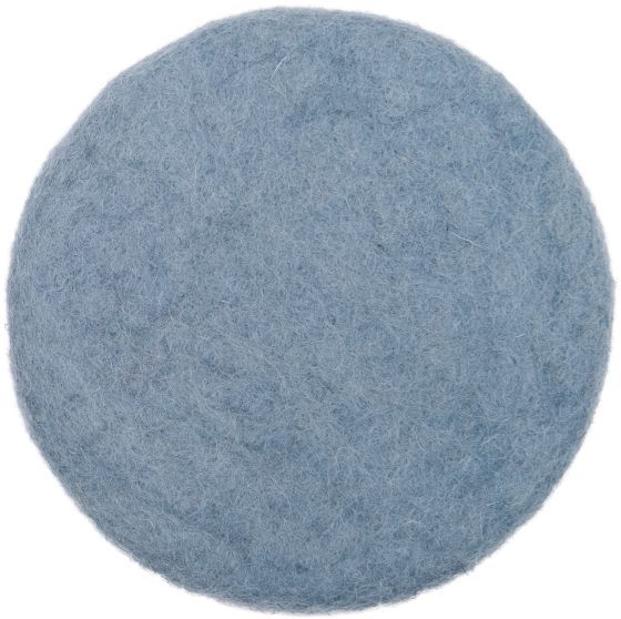 Mono Rond Tapis en feutre Ø 160 cm myfelt Mia (bleu clair)