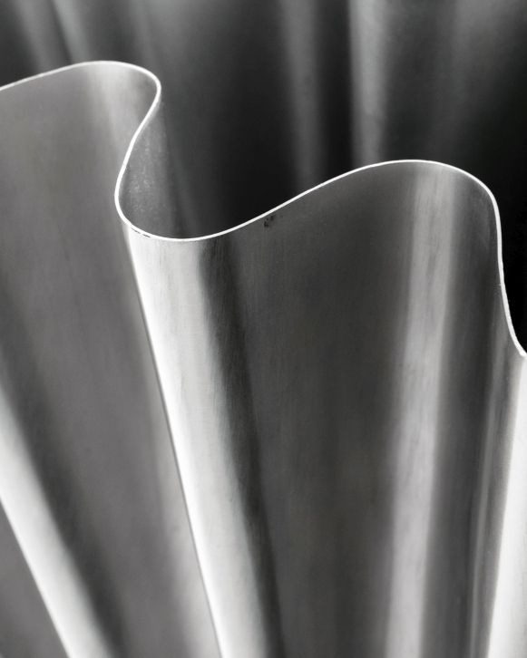 Vase HDFlood Large Finition argent brossé house doctor 