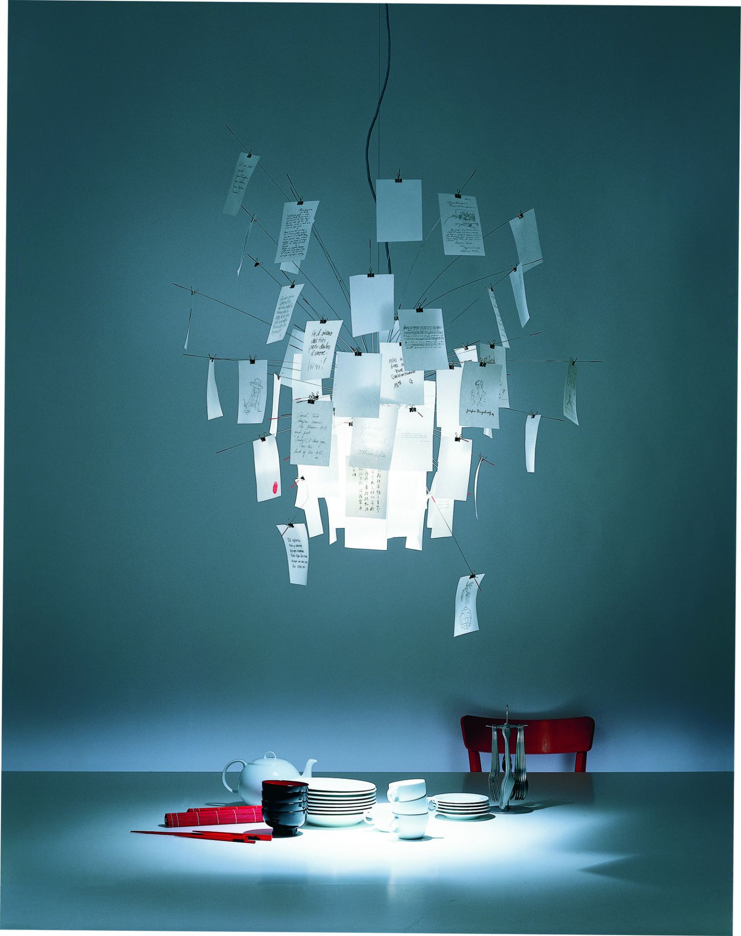 Zettel´z 6 lampe suspension Ingo Maurer