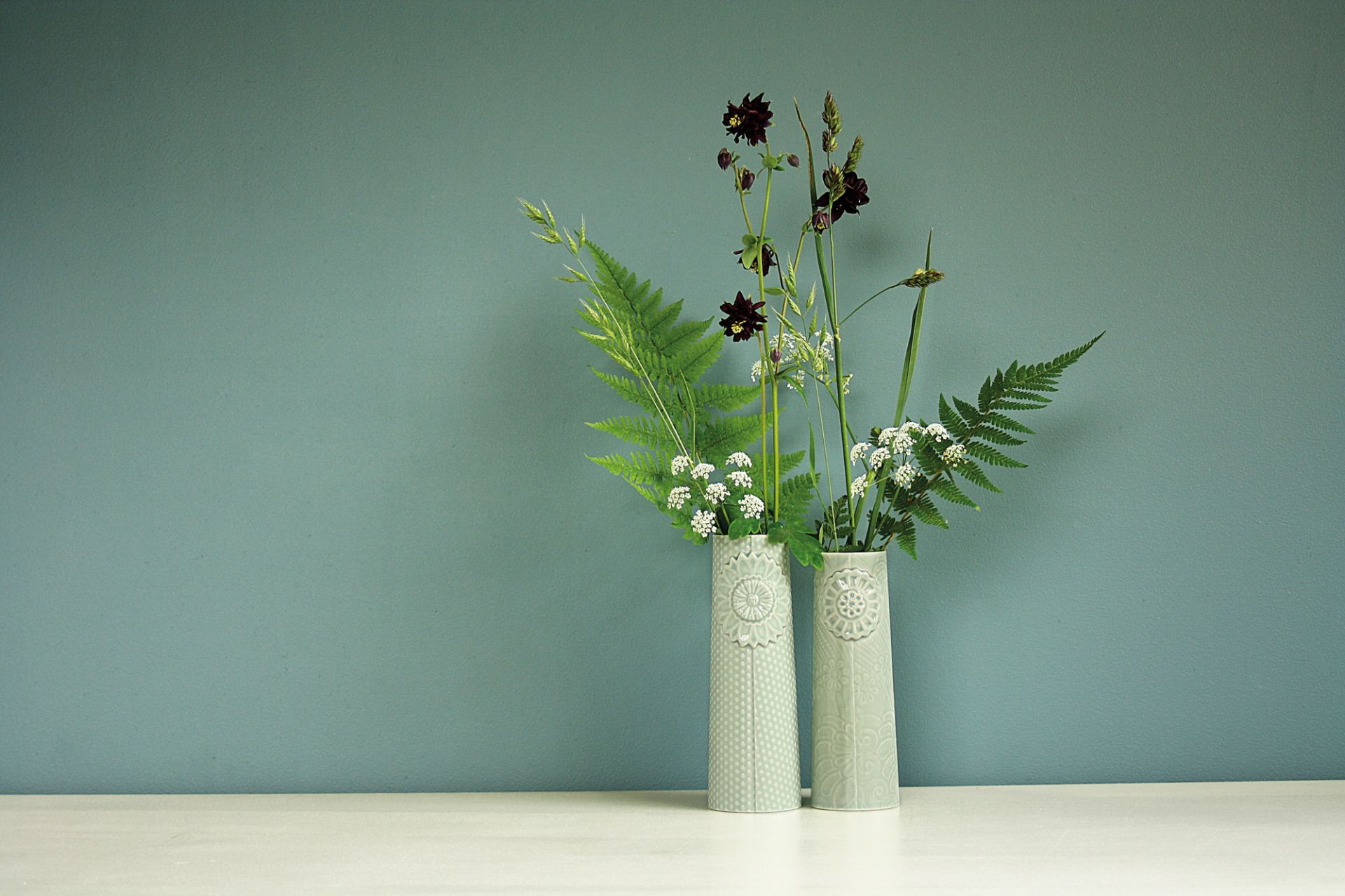 Pipanella Flower céladon vase petit Dottir OFFRE SPECIALE