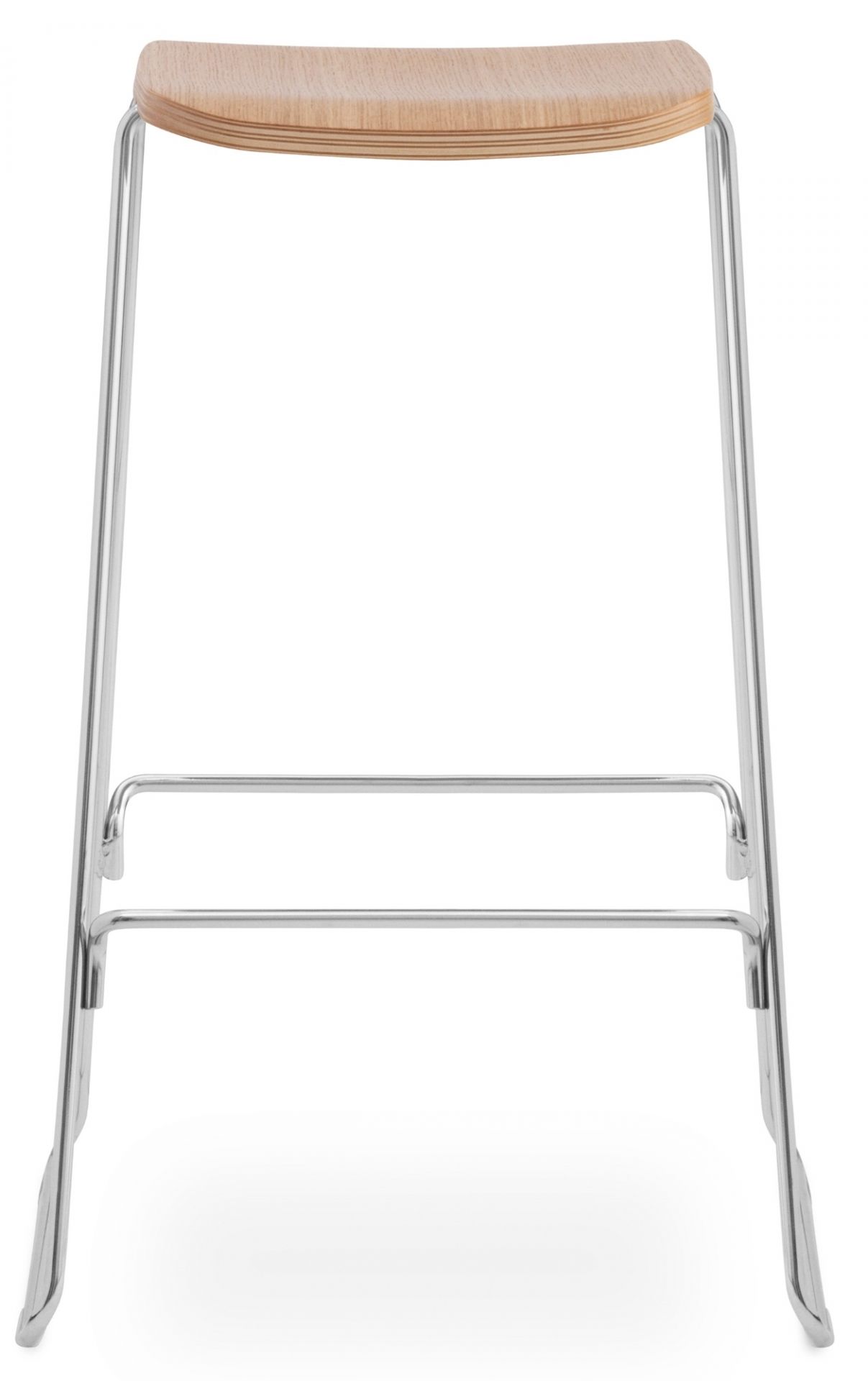 Just Barstool Barhocker Normann Copenhagen-schwarz/schwarz-mit Lehne, 75 cm