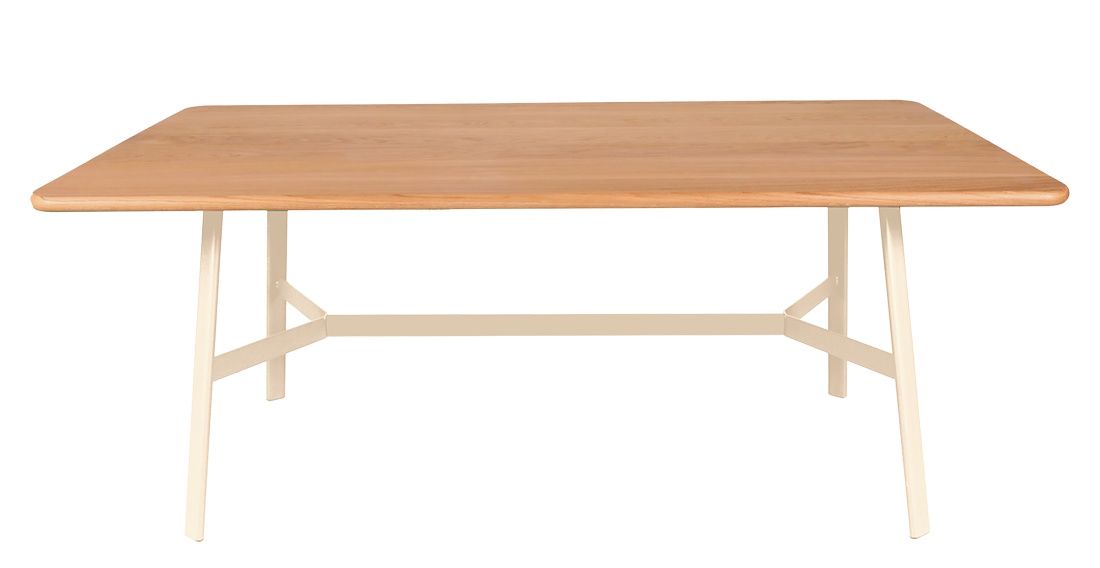 SO'O / SO O Table de salle à manger en chêne 180 × 90 cm Intérieur Fermob