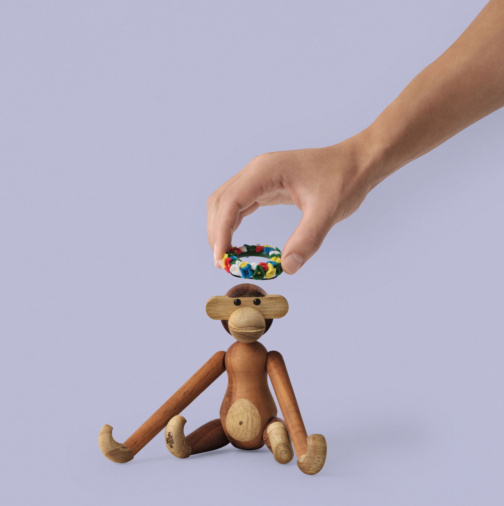 Mittsommer Couronne pour des figures en bois Kay Bojesen