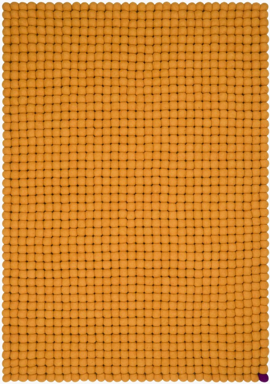 Big One Rectangulaire Tapis en feutre 200 x 300 cm myfelt Jaune ocre