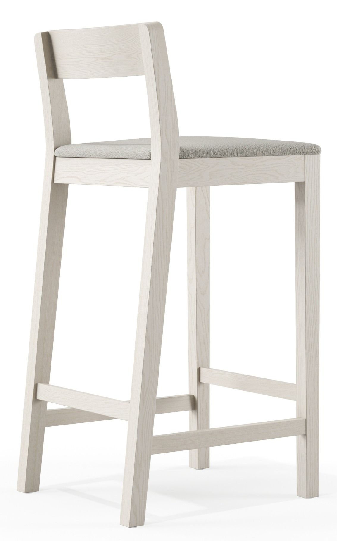 Sit tabouret de bar en bois avec coussin d'assise Zeitraum