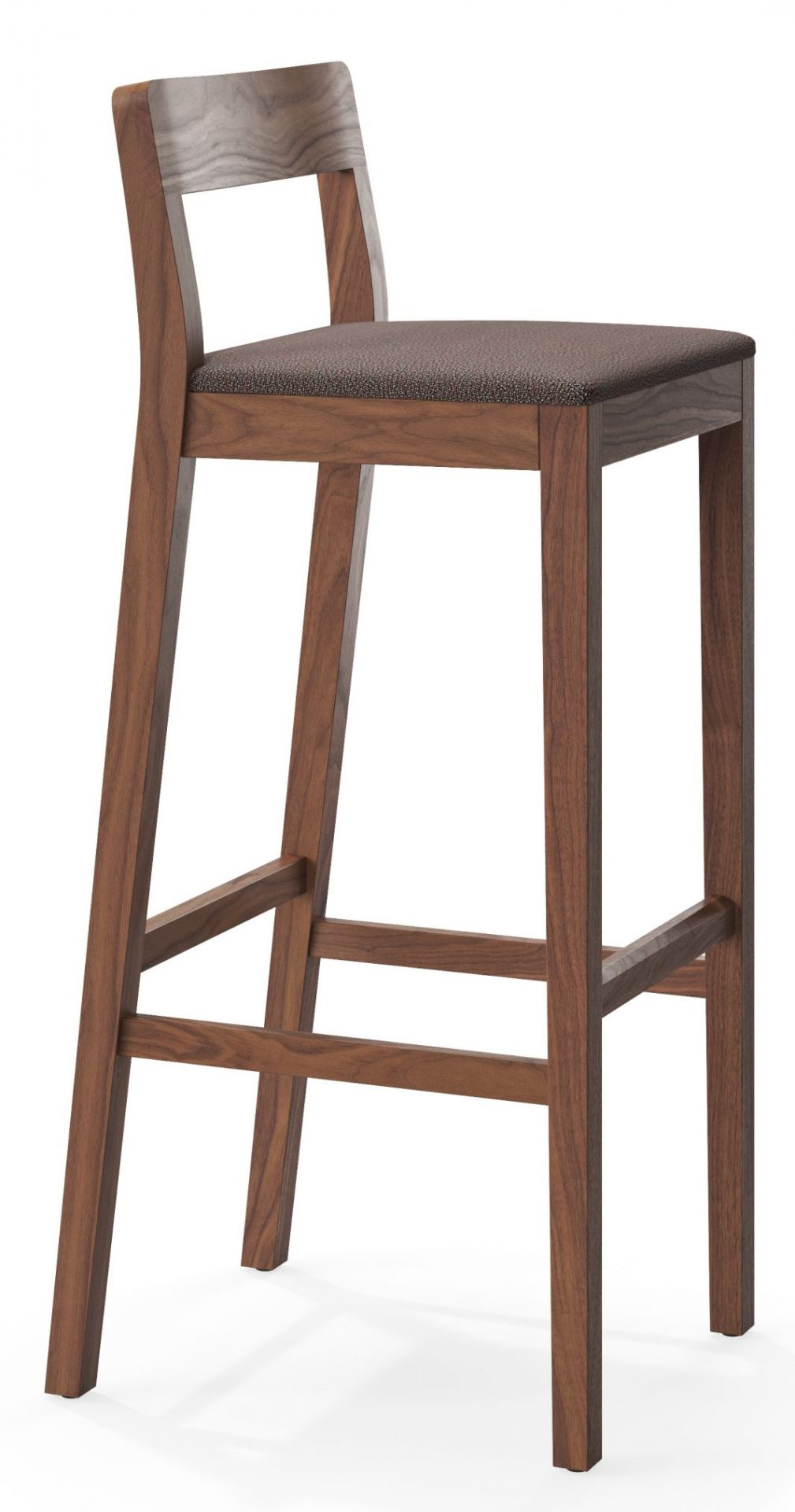 Sit tabouret de bar en bois avec coussin d'assise Zeitraum