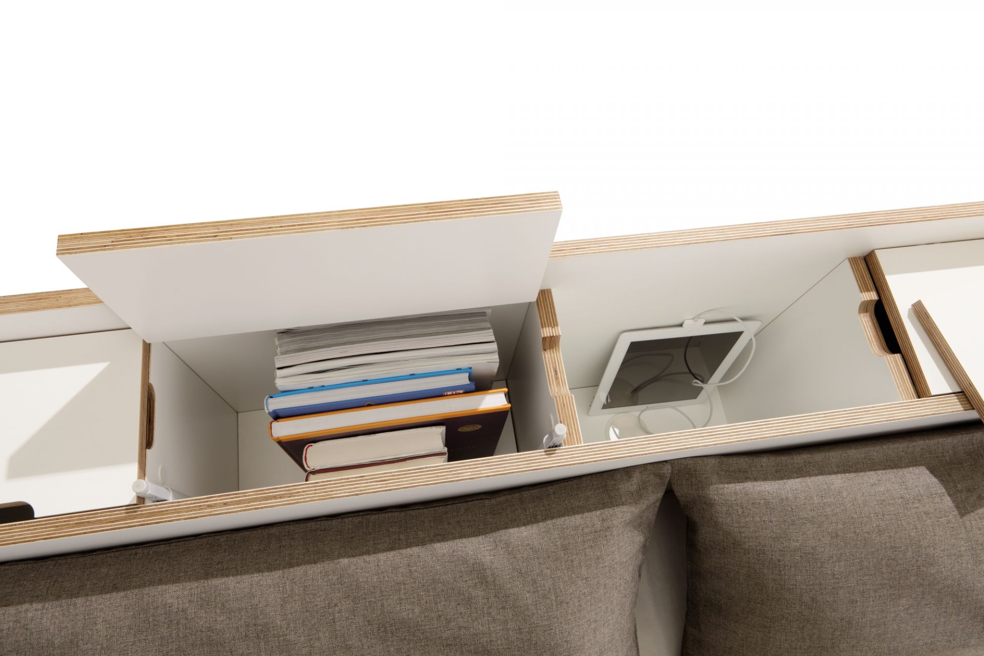 Nook Lit simple CPL Blanc Müller Möbelwerkstätten