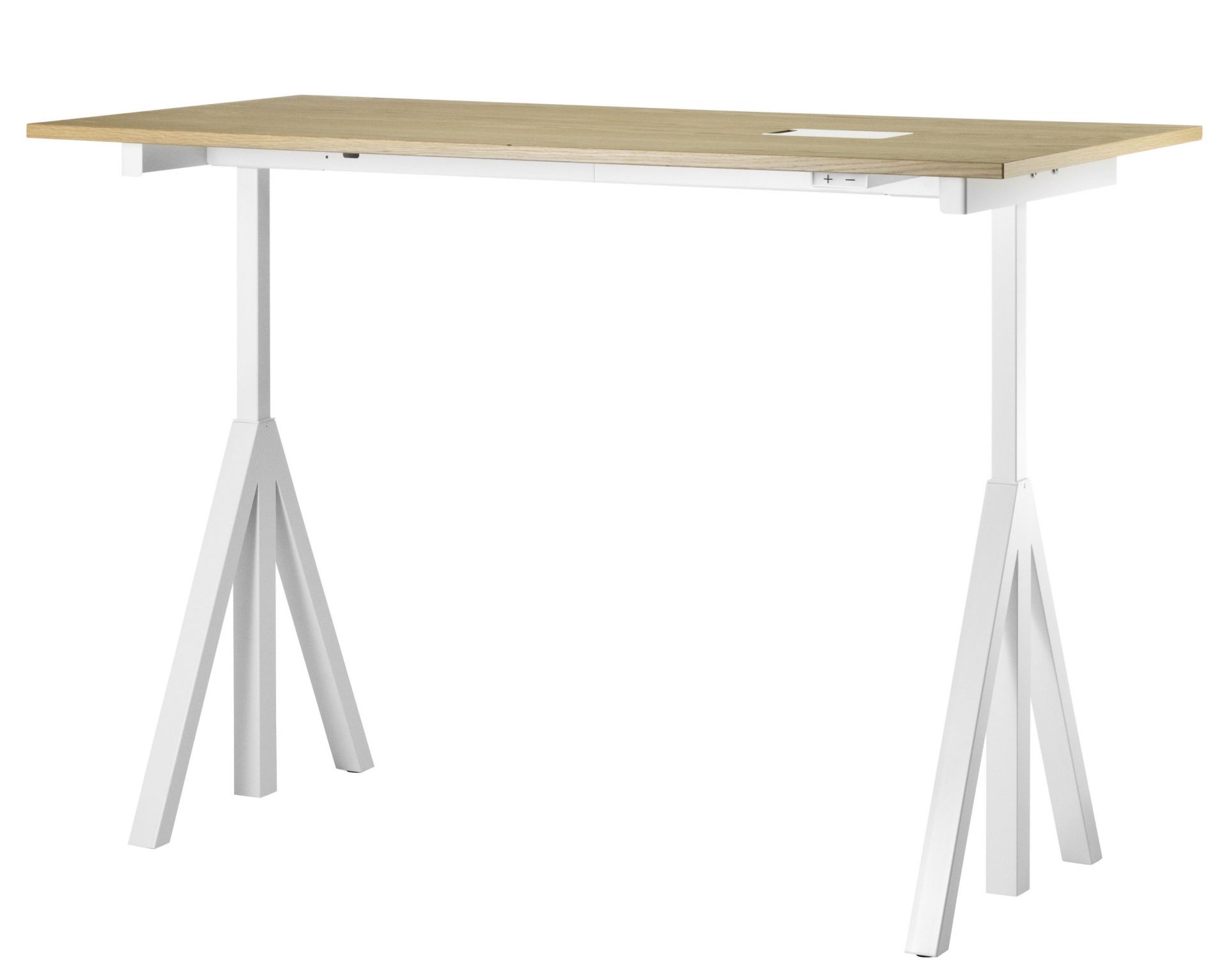 Bureau réglable en hauteur String Furniture Chêne