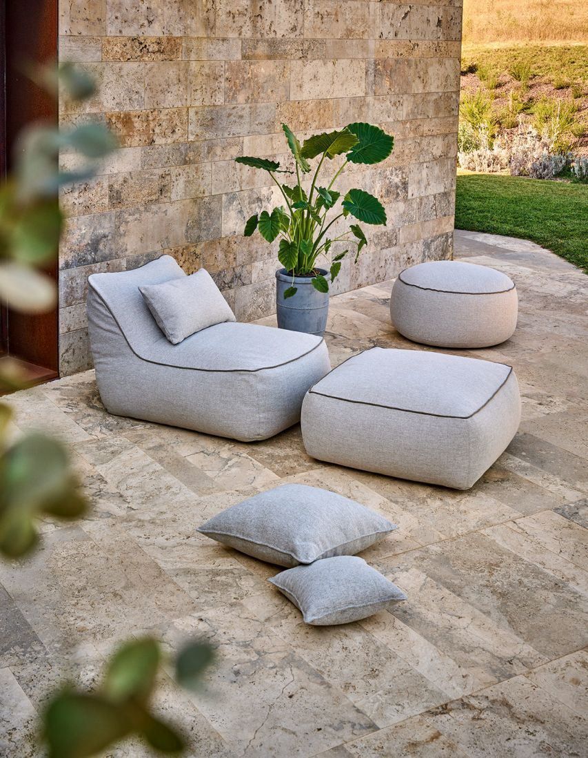 Maliha Lounge Tabouret Rond Outdoor Weishäupl  