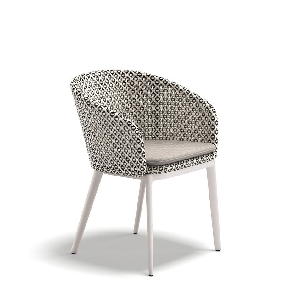 Mbrace Alu Chaise coussin d'assise inclus Dedon