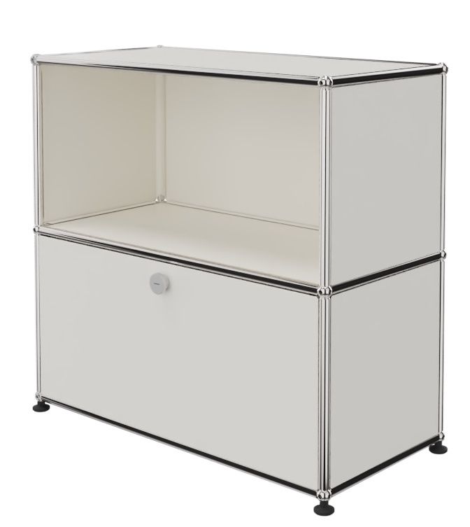 USM Haller Sideboard 1 Ouvert / 1 Volet Blanc pur - FAST DELIVERY     