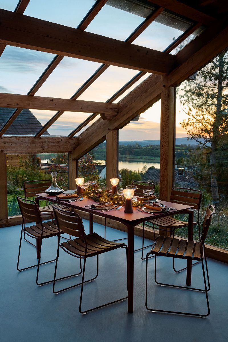 Calvi Table Table de salle à manger d'intérieur 160x80 cm Fermob