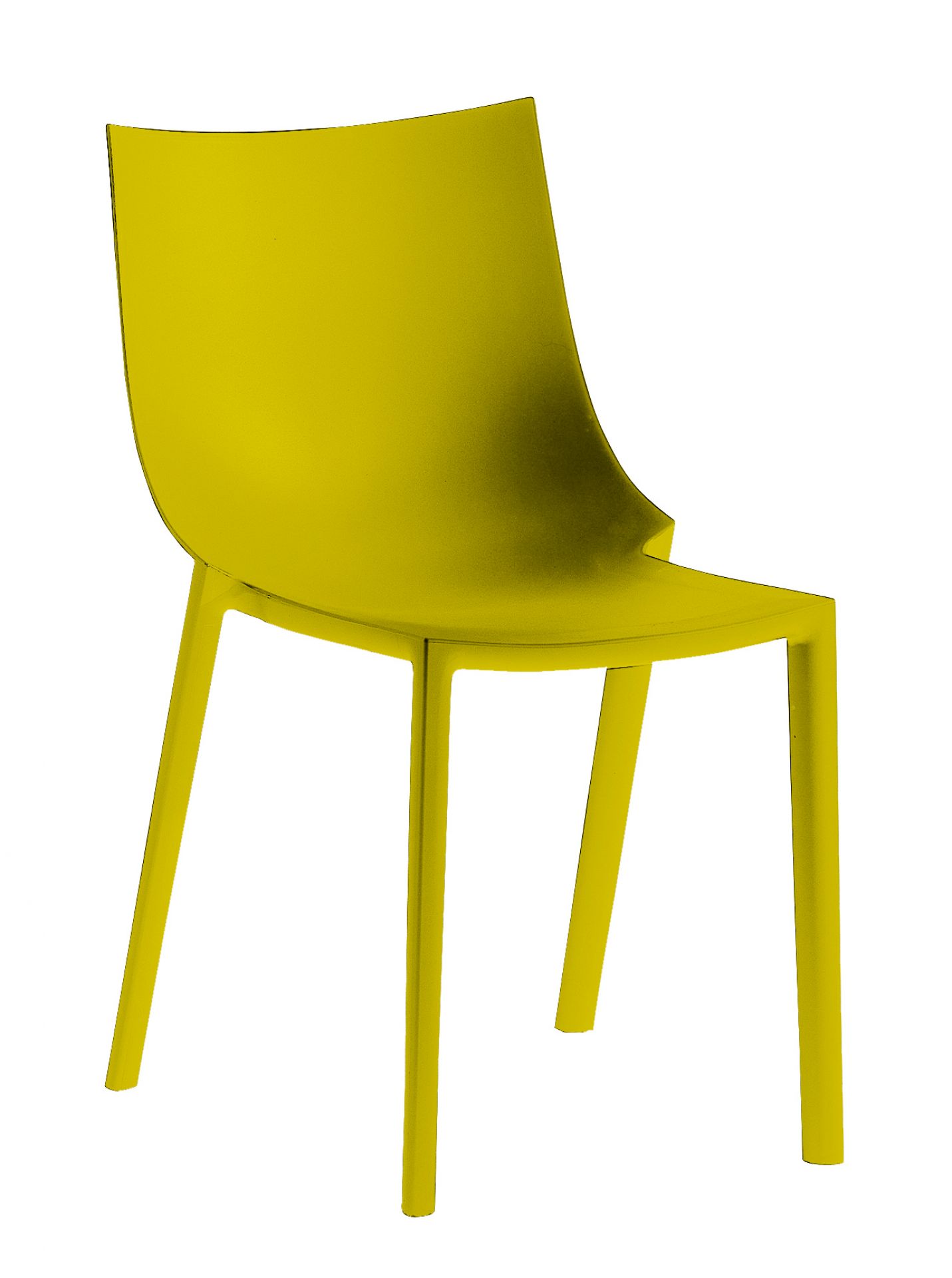 Bo Stuhl in Senfgelb von Driade: Moderner Design Stuhl für Esszimmer und Wohnbereich.