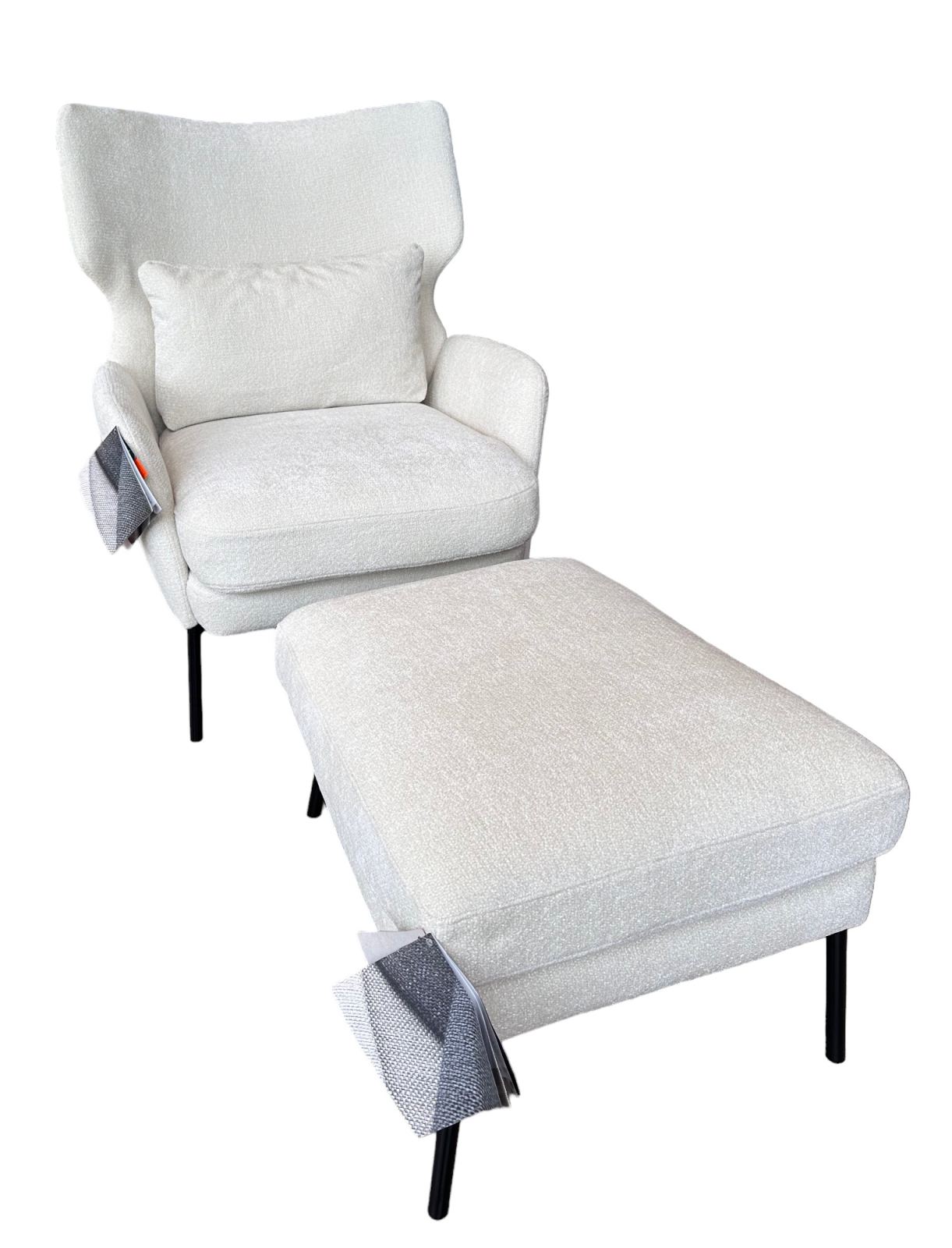 Seatrelax fauteuil & ottoman modèle maison ed design