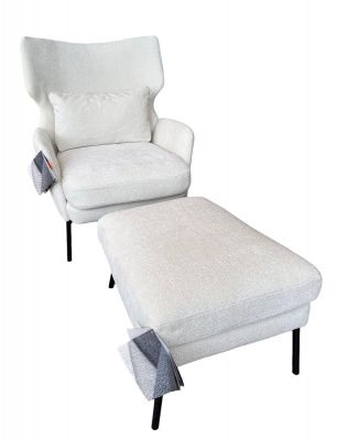 Seatrelax fauteuil & ottoman modèle maison ed design