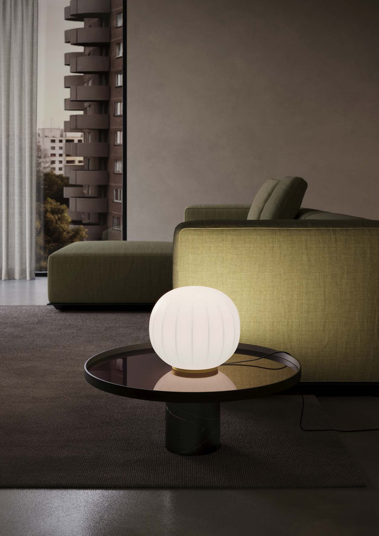 Lita Lampe de table laiton Luceplan