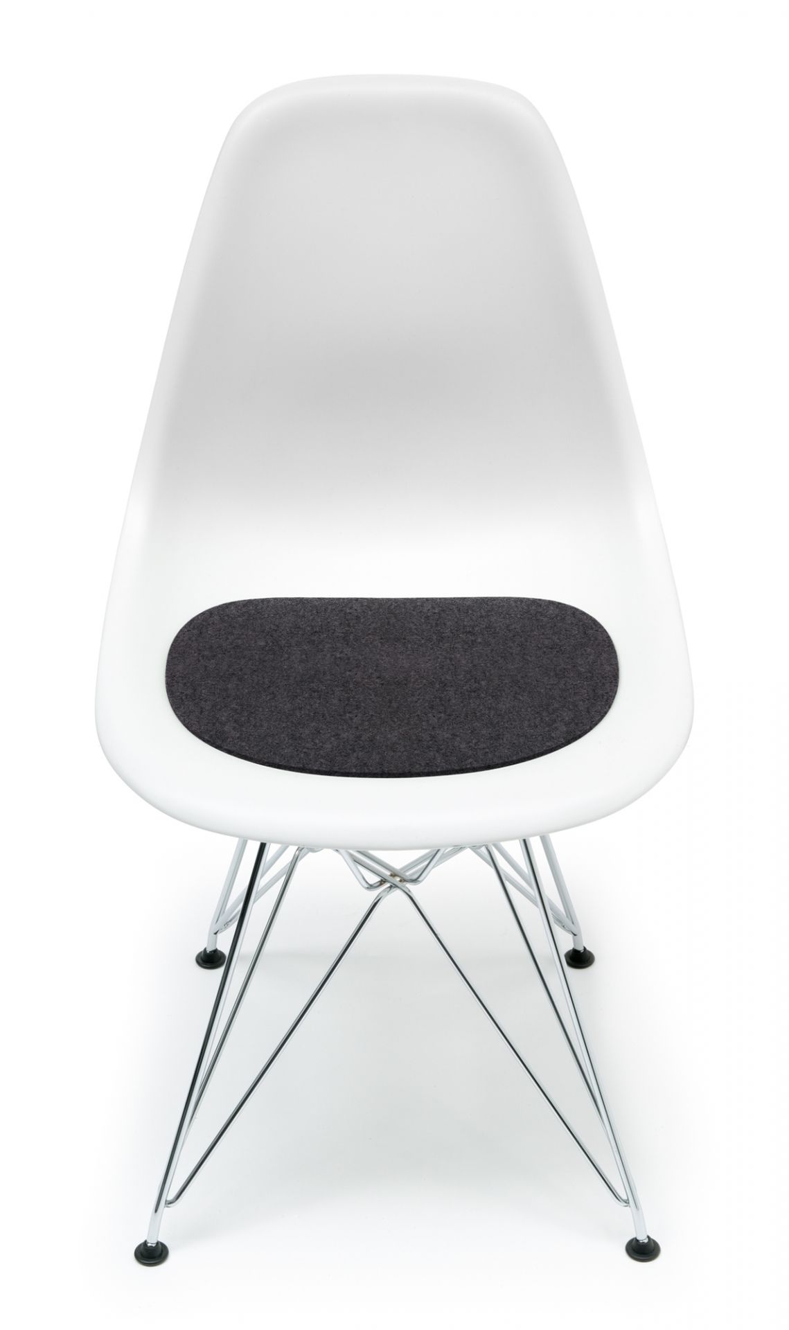 Housse d'assise en feutre Eames Plastic Side Chairs DSR / DSW / DSX ANTHRACITE Hey Sign OFFRE SPECIALE