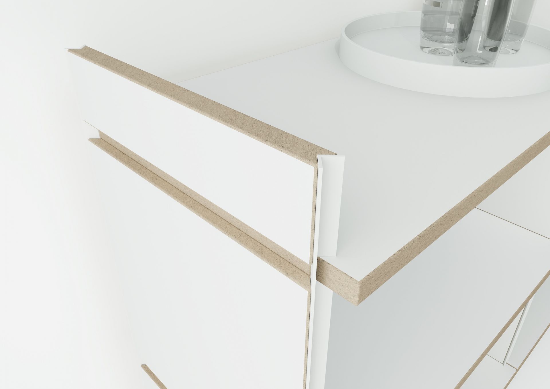 Mehrfach étagère module complémentaire quadruple Tojo