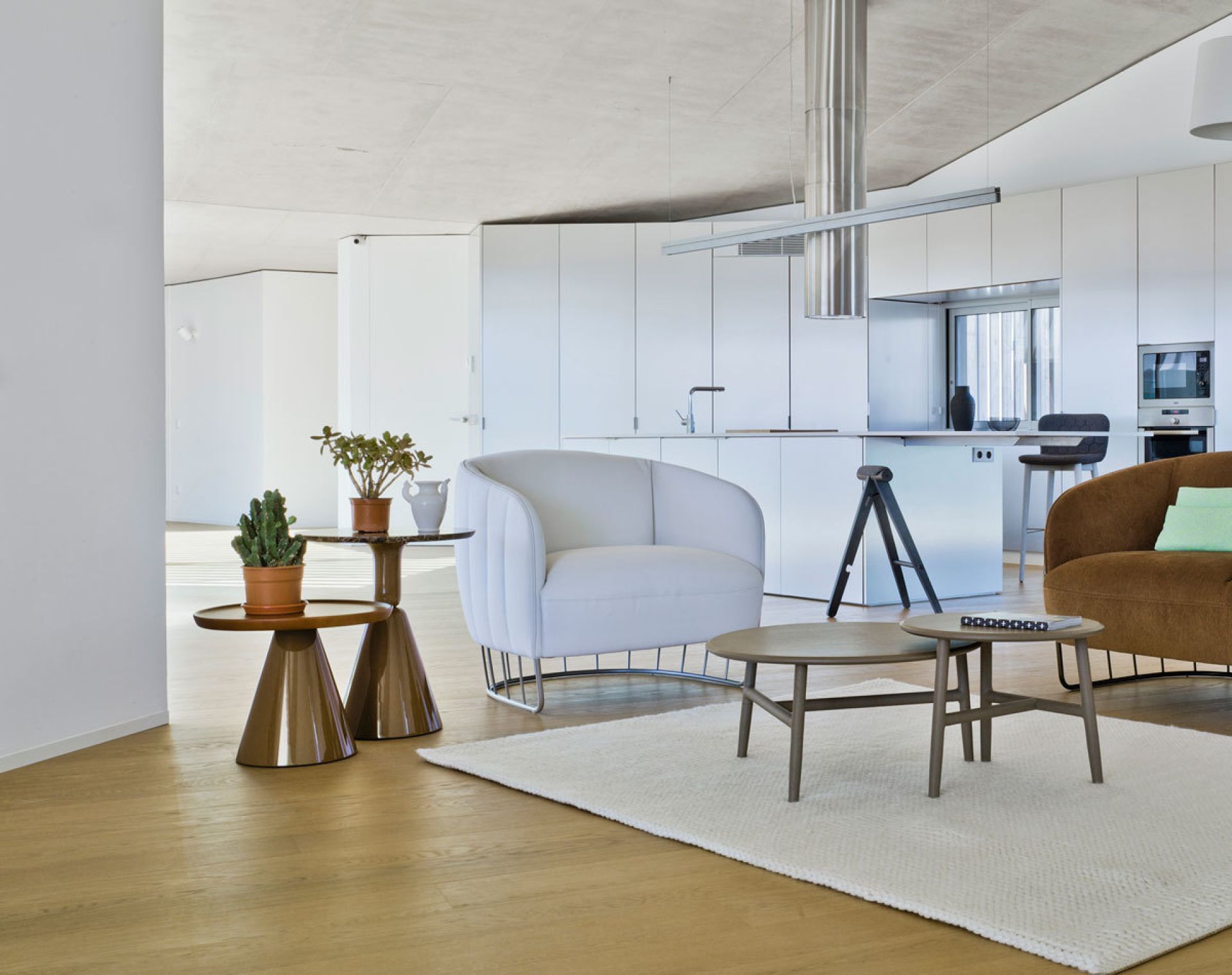 Pion Petra Emperador Or Table d'appoint Sancal