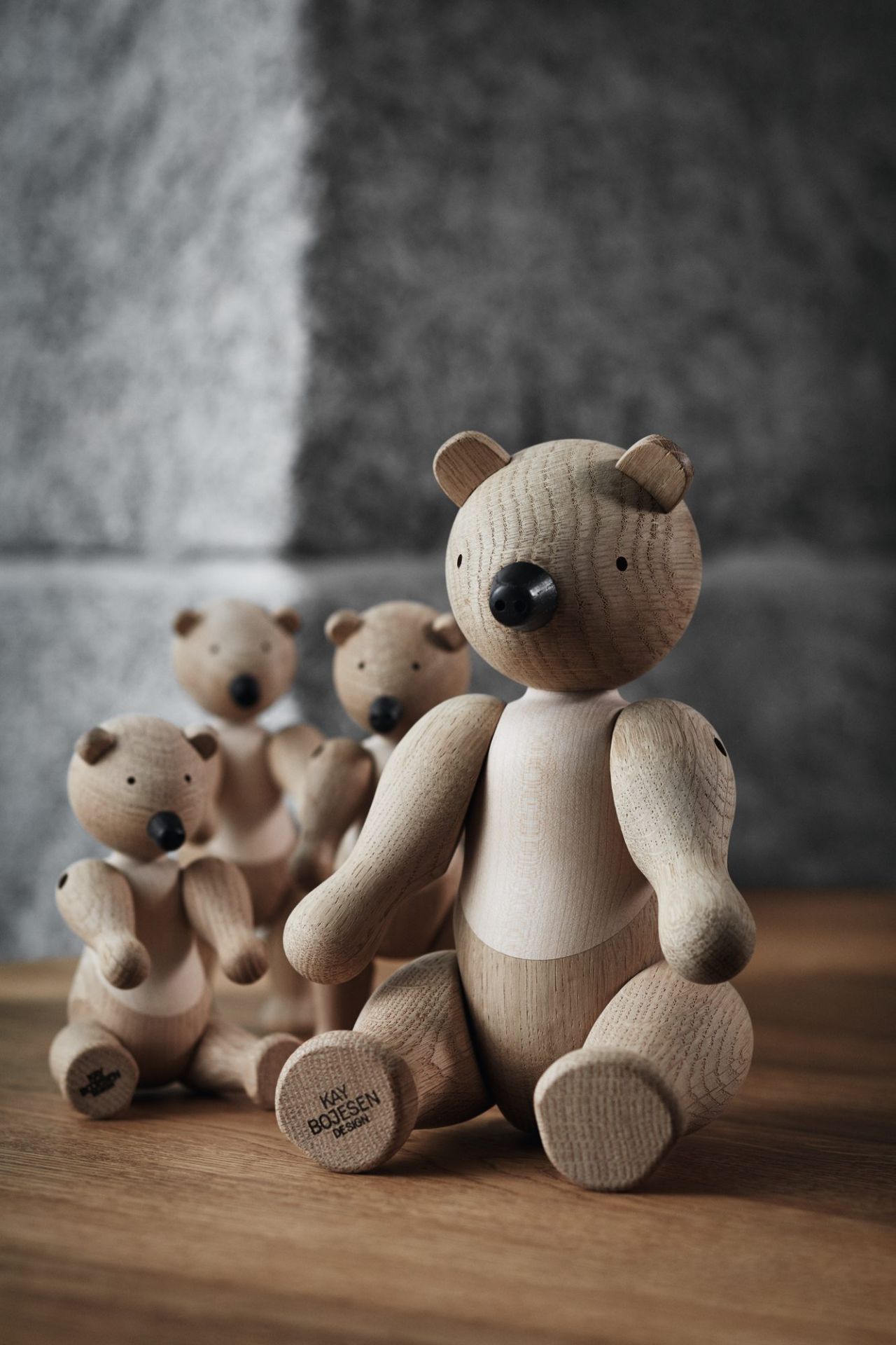 Ours Figure en bois moyen Kay Bojesen
