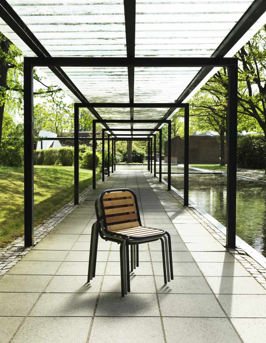 Vig Chair Wood Chaise d'extérieur Normann Copenhagen  