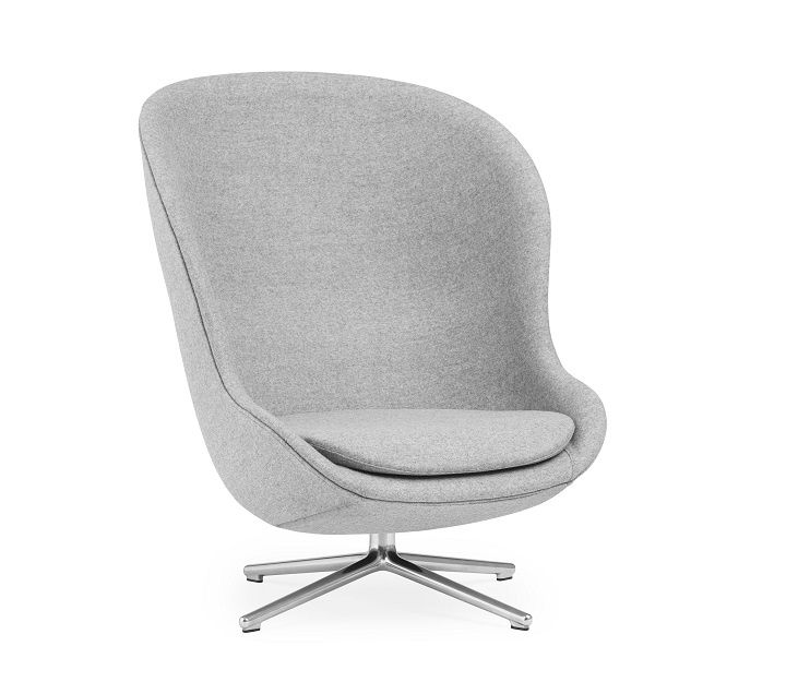 Hyg Lounge Chair High Swivel Fauteuil Normann Copenhagen