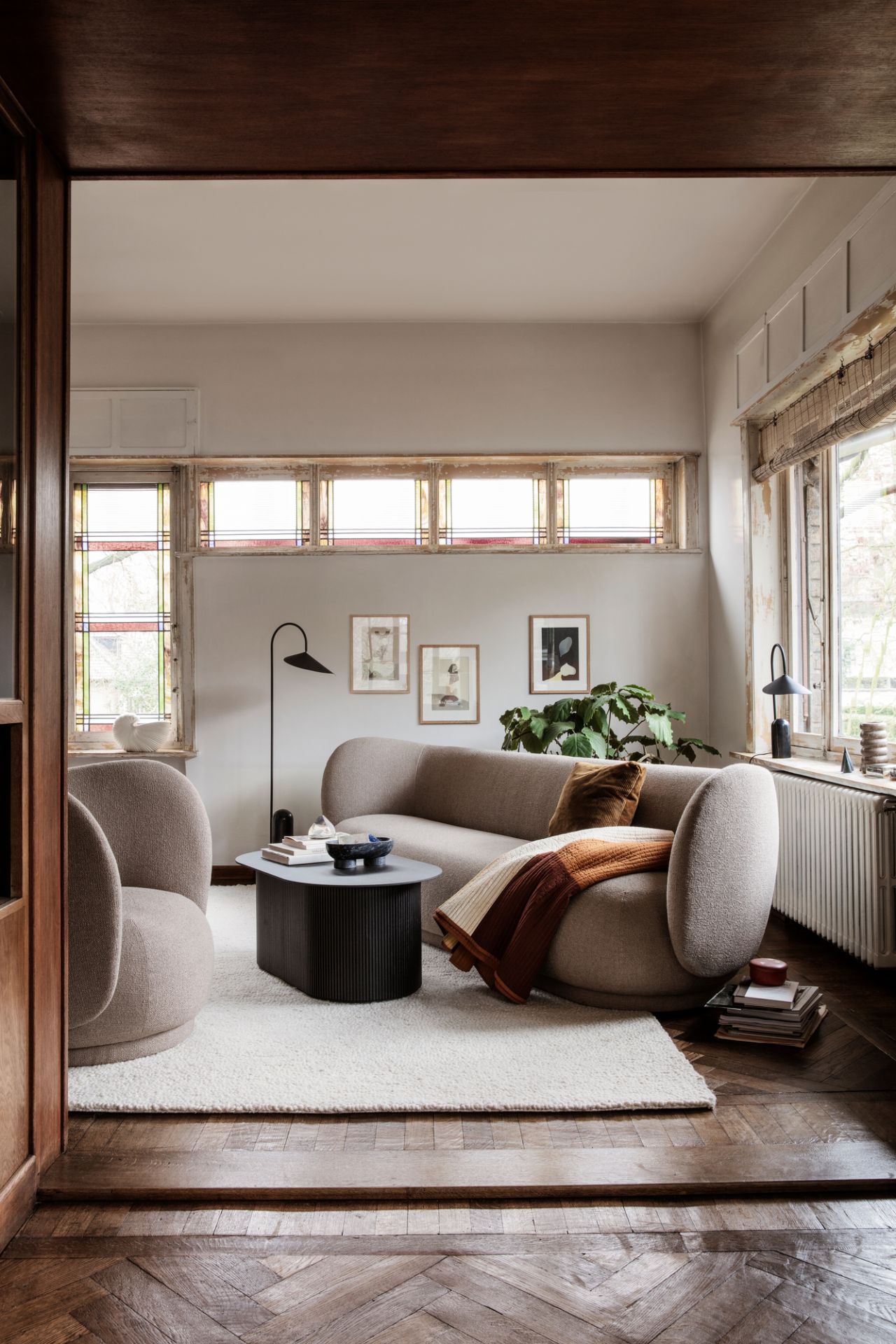 Rico Sofa Brushed 3-places Ferm Living