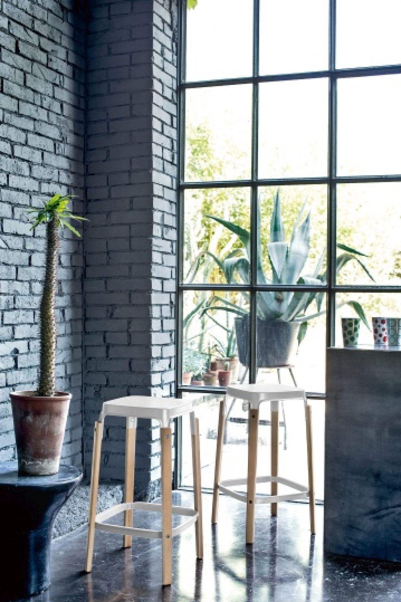 Steelwood Barstool Tabpotet de bar H 78 cm Magis