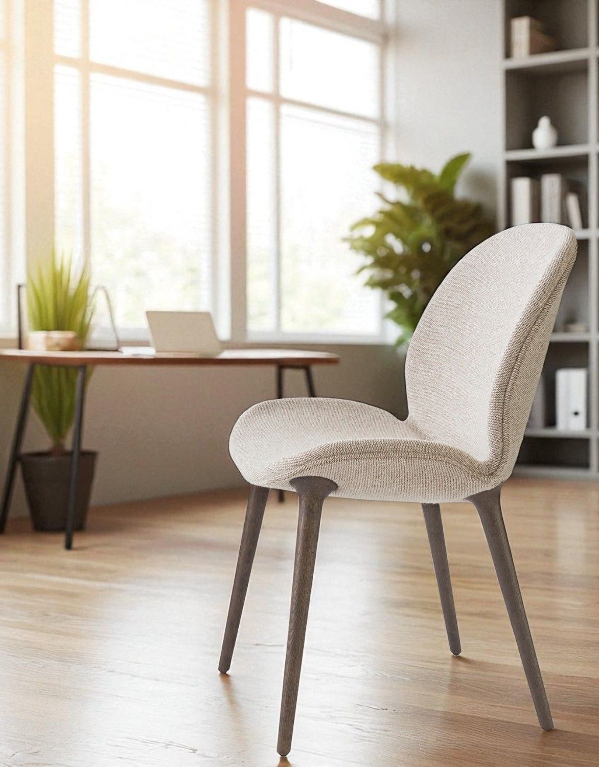 Chaise Lodge Chêne foncé / Beige Brook Vipp OFFRE SPECIALE Chaise Lodge Chêne foncé / Beige Brook Vipp OFFRE SPECIALE