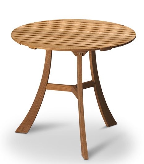 Vendia Table Ø 75 cm Table d'extérieur Skagerak by Fritz Hansen