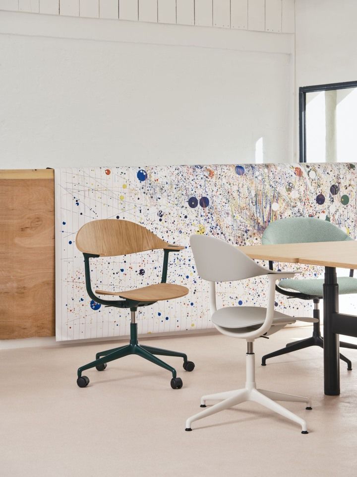 Mynt dossier et assise plastique Chaise de bureau Vitra
