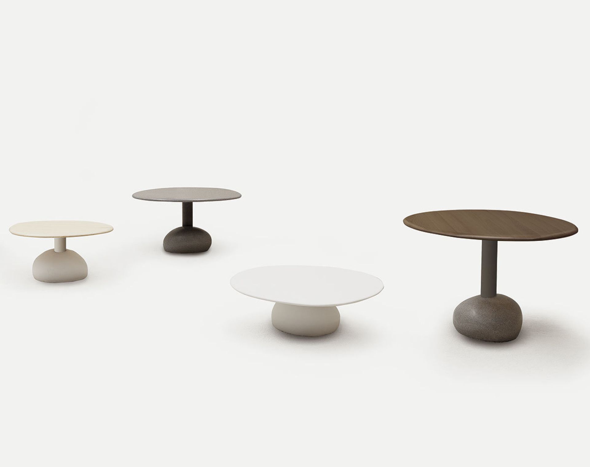 Vesper Table d'appoint Blanc Sancal