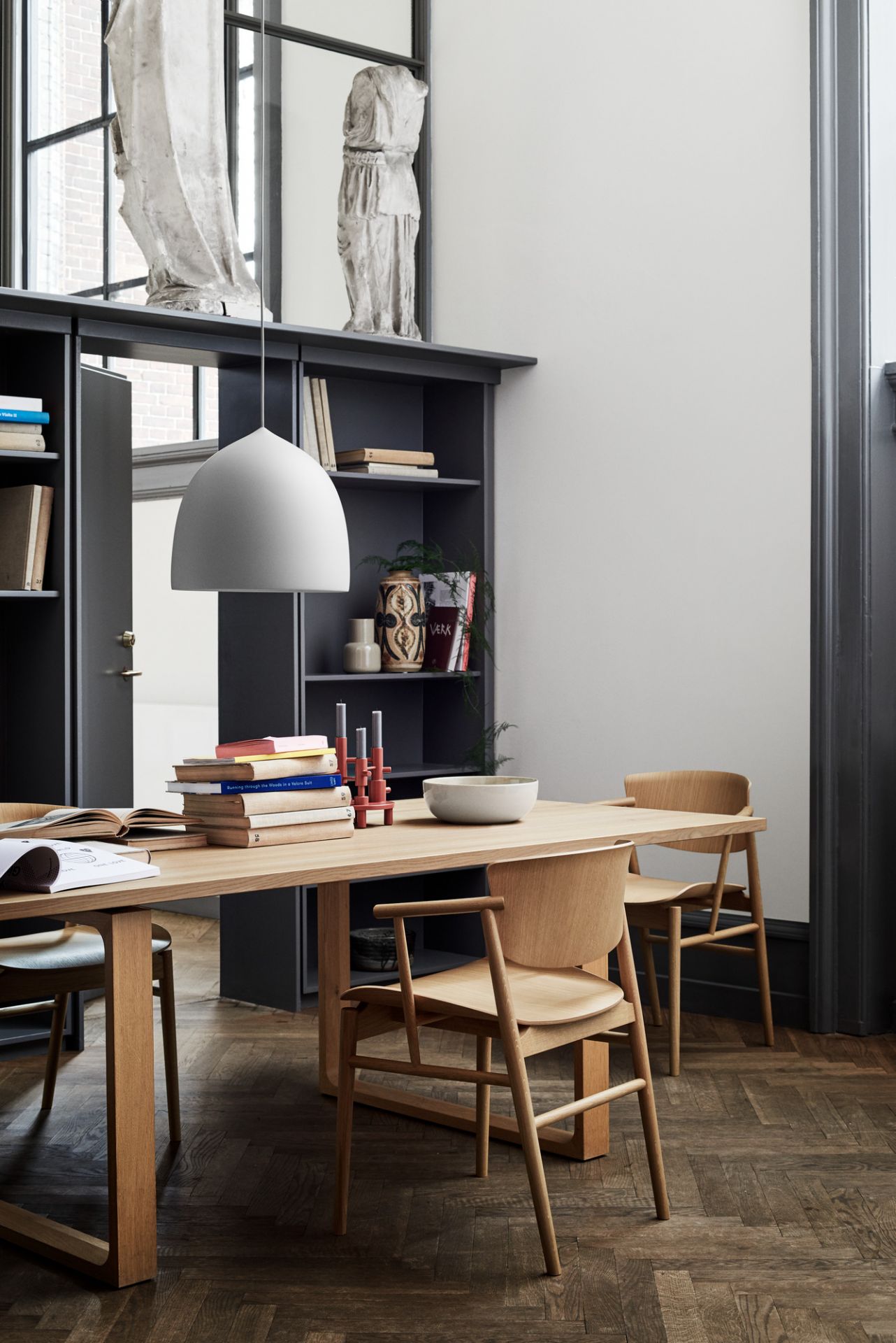 Suspence P2 Lampe à Suspension Fritz Hansen Blanc