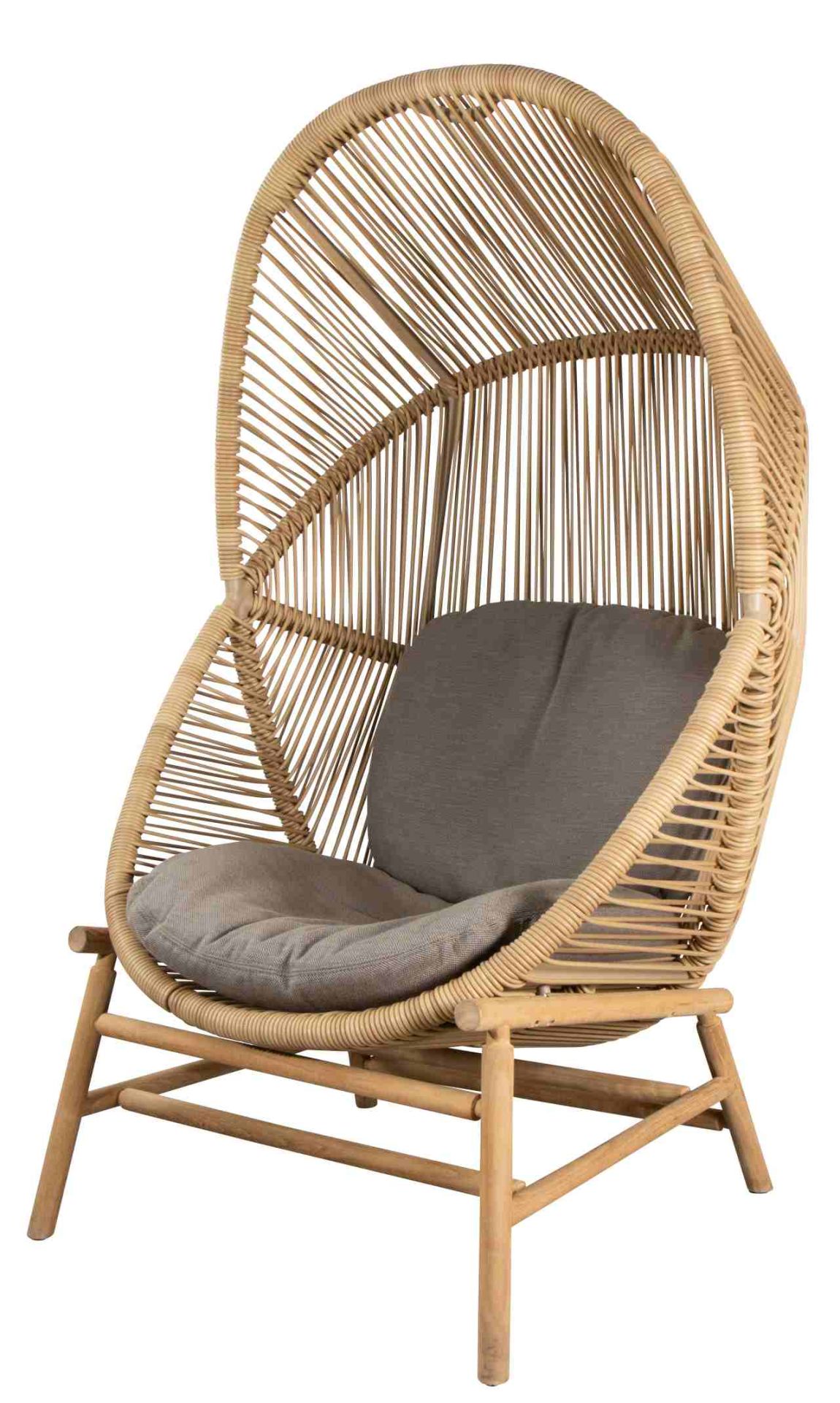 Coussin d'assise et de dossier pour fauteuil Hive Outdoor Cane-Line Taupe