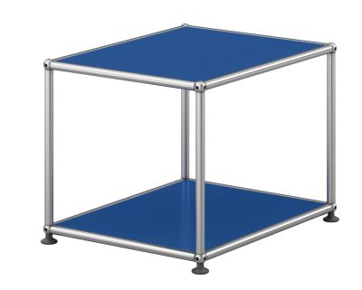 USM Haller Table d'appoint M21 ouverte et étroite, expédition rapide, bleu gentiane